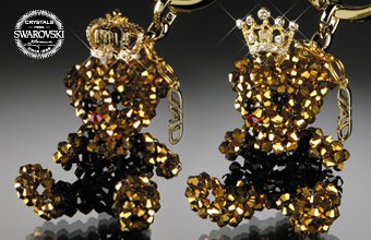 ベア キーリング ゴールド